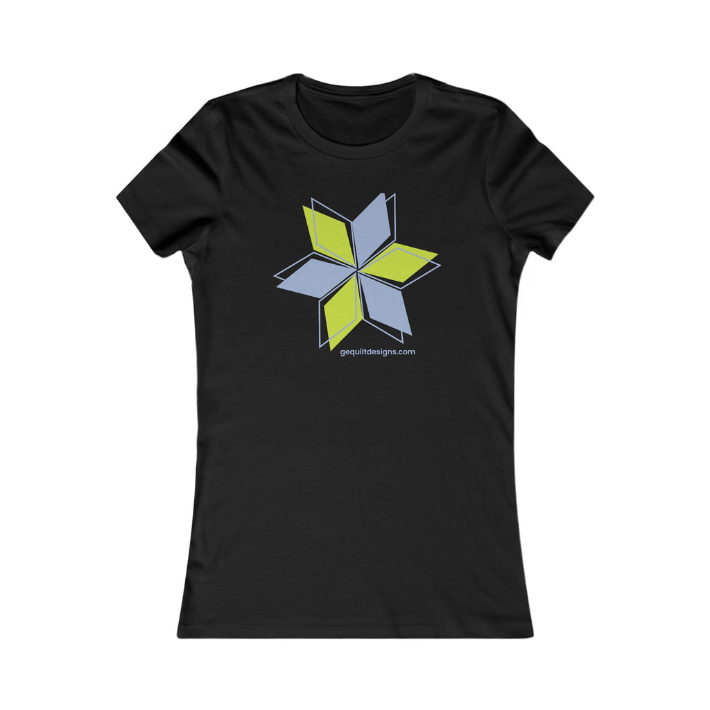 GE Designs Motif Tee- Womens T-Shirt Printify Black S