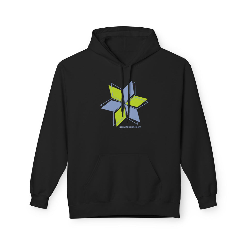 GE Designs Star Hoodie Hoodie Printify S Black