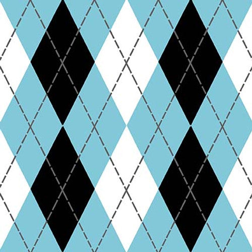 Front Nine Light Blue 2818-70 Fabrics Blank   