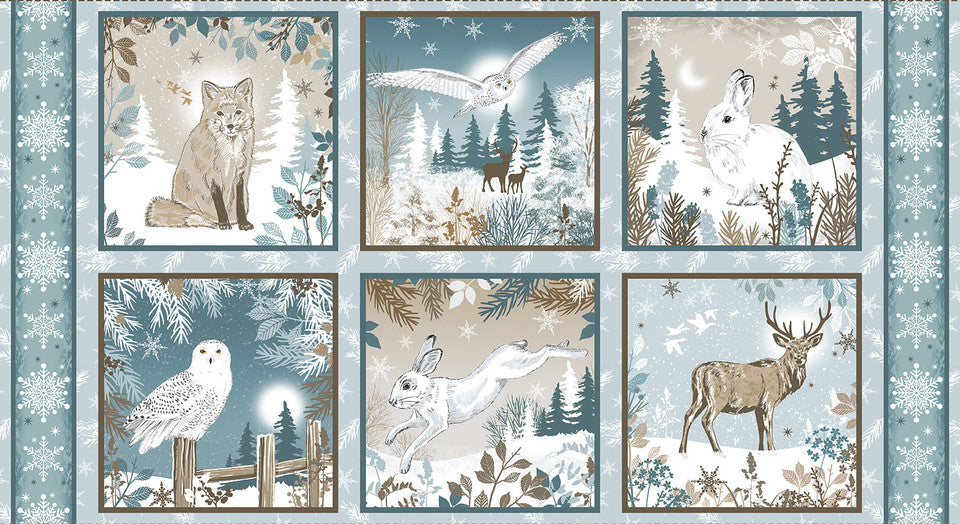 Winter Whispers Panel 4256P 70 Fabrics Blank