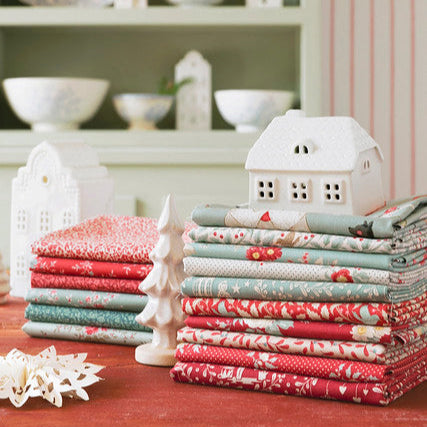 Tilda Merry Little Christmas -Red & Blue- Fat Quarter Bundle- Pre-Order Fabrics Tilda