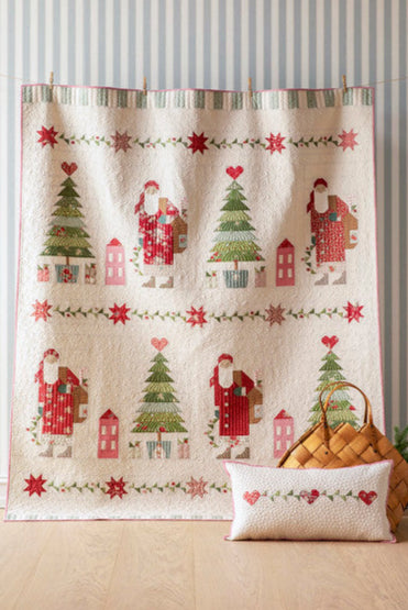 Tilda Dear Santa Quilt- Putty 65 1/4"x78 1/2"- PRE-ORDER Fabrics Tilda