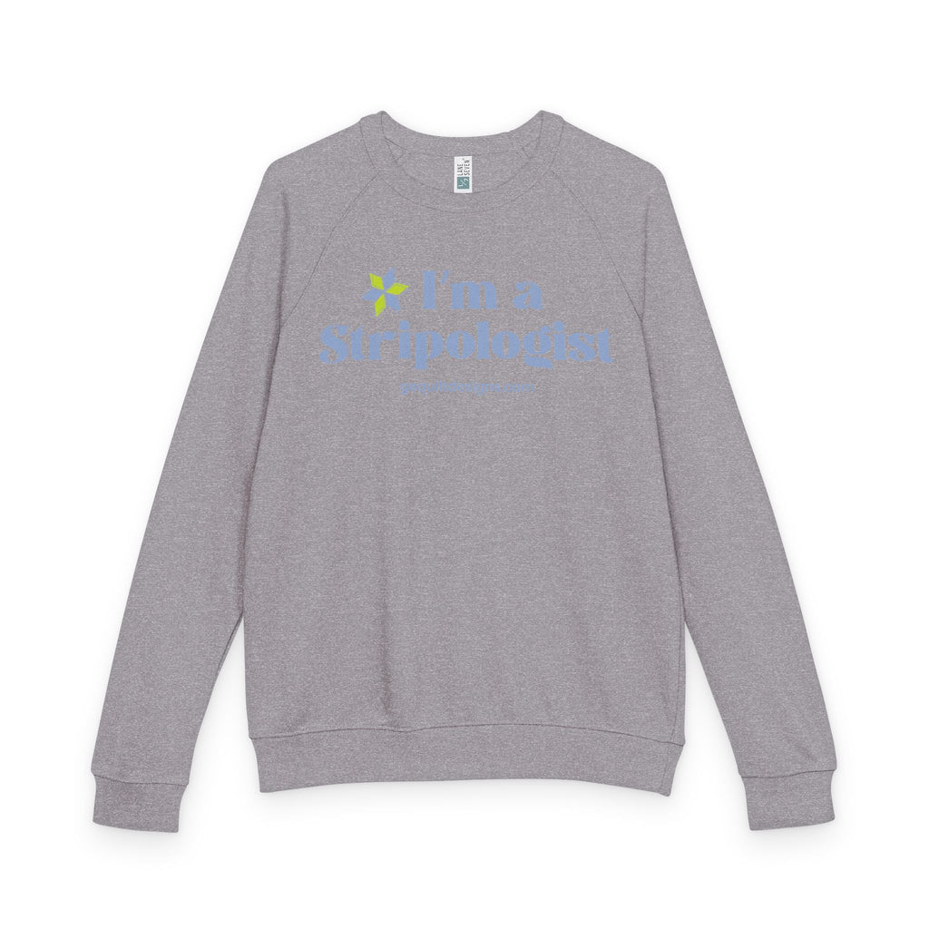 Unisex French Terry Raglan Crewneck Sweatshirt Printify Graphite Heather S