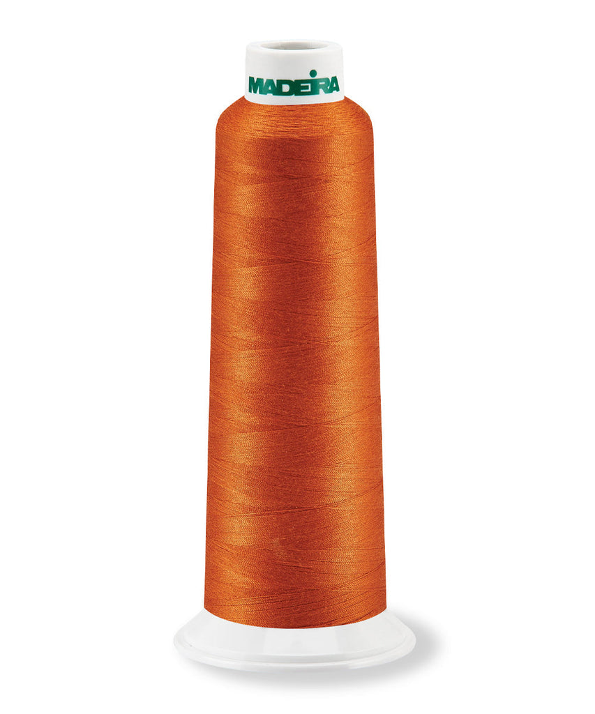 AeroQuilt - Longarm Quilting Thread, Solid Color Machine Embroidery and Quilting Threads Madeira Quilting Thread Pumpkin