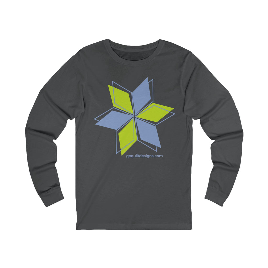 GE Designs Motif Longsleeve- Unisex Long-sleeve Printify S Asphalt