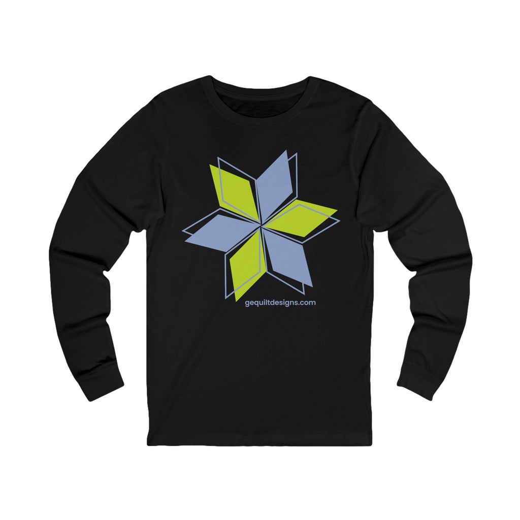 GE Designs Motif Longsleeve- Unisex Long-sleeve Printify XS Black