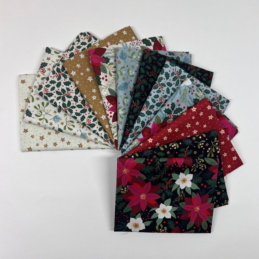All is Bright Fat Quarter Bundle Fabrics Lewis & Irene