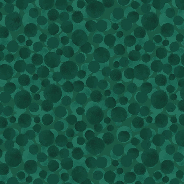 Bumbleberries Nordic Green BBS25, quilting fabric by Lewis & Irene