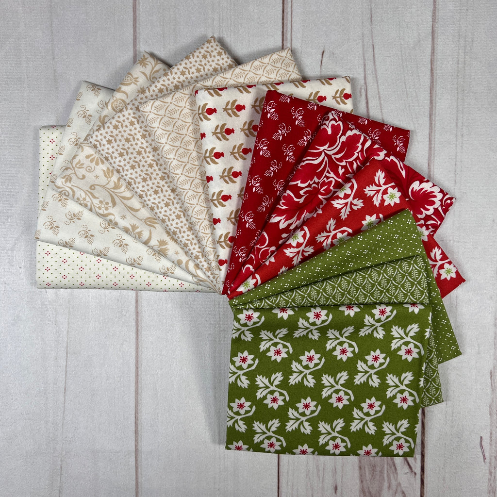 Buon Natale Fat Quarter Bundle Fabrics Moda Fabrics