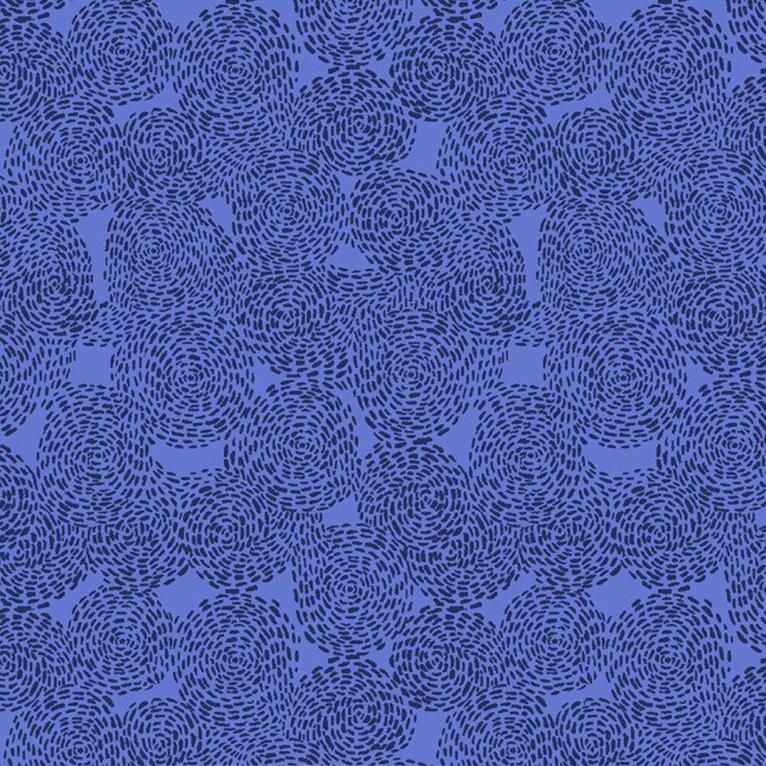 Carousel Candy Clouds Lapis 54365-16 Fabrics Windham Fabrics   