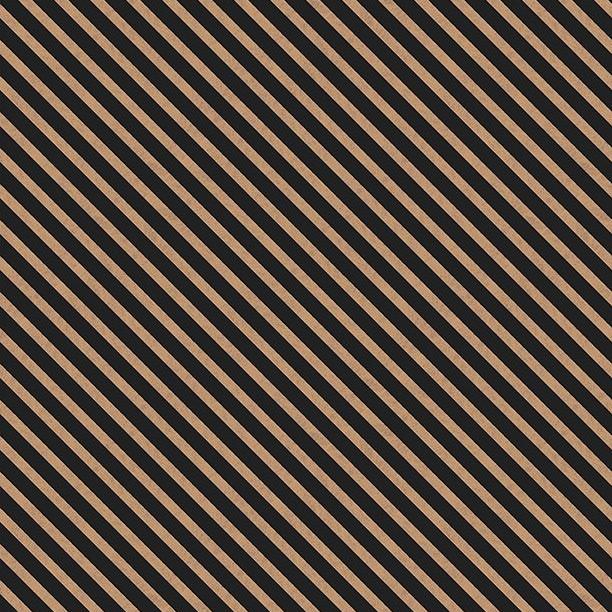 Coffee Life Diagonal Stripe Latte Black 82674-292 Fabrics Wilmington   