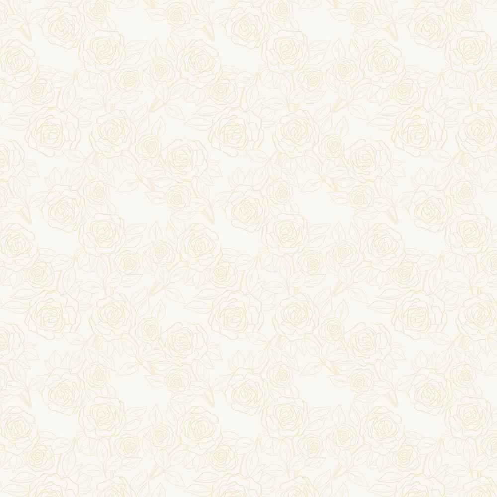 Andover Fabrics Color Me Pretty Rose Bloom Cream 108" Wide Backing Fabric - AW1191LN - 1 YARD Fabrics Andover