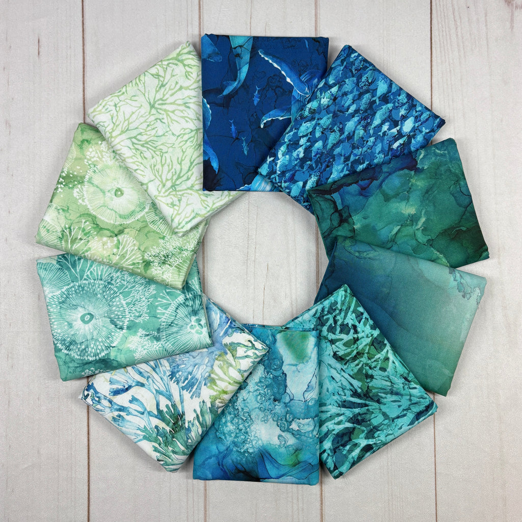 Deep Blue Half Yard Bundle Fabrics Northcott