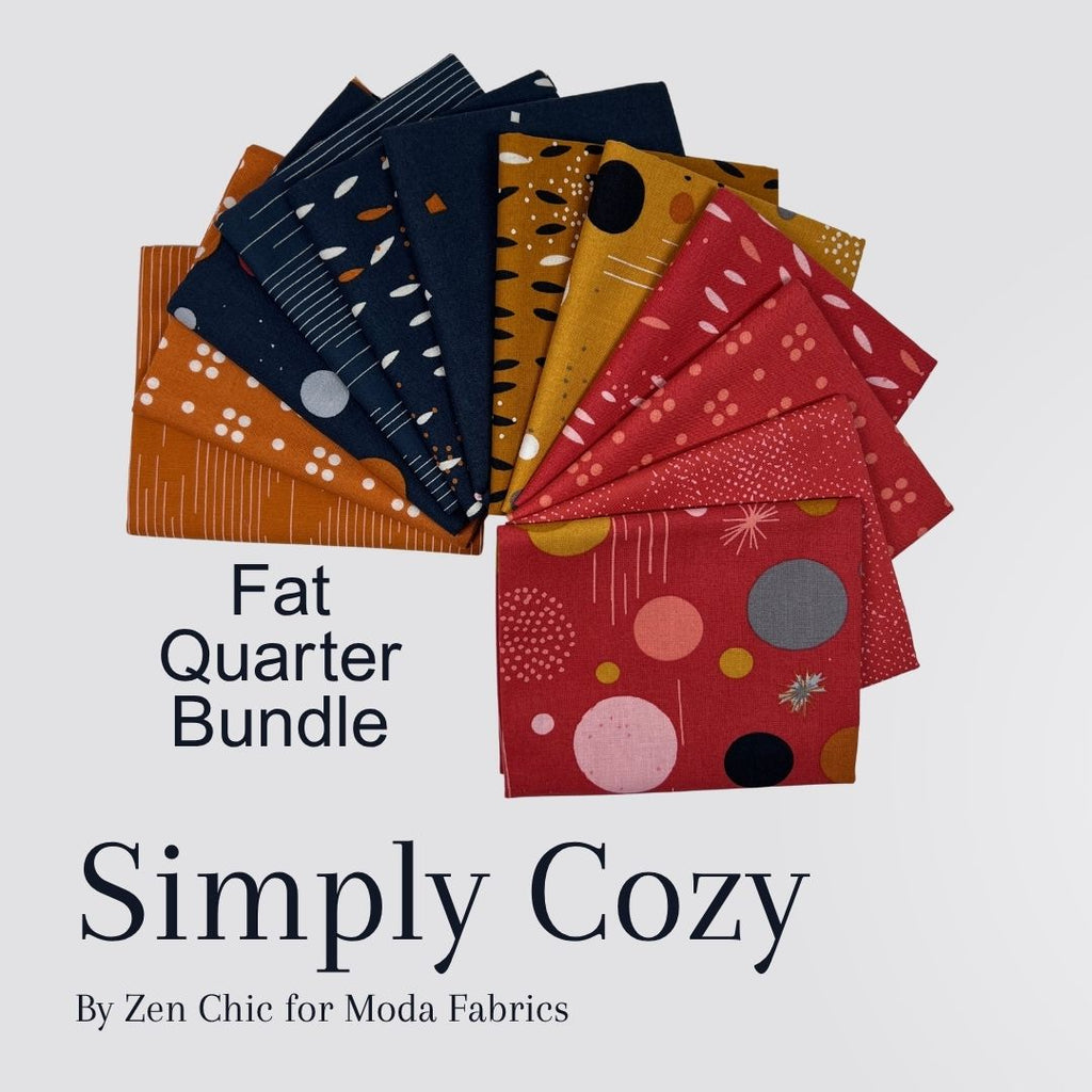 Simply Cozy Fat Quarter Bundle Fabrics Moda Fabrics