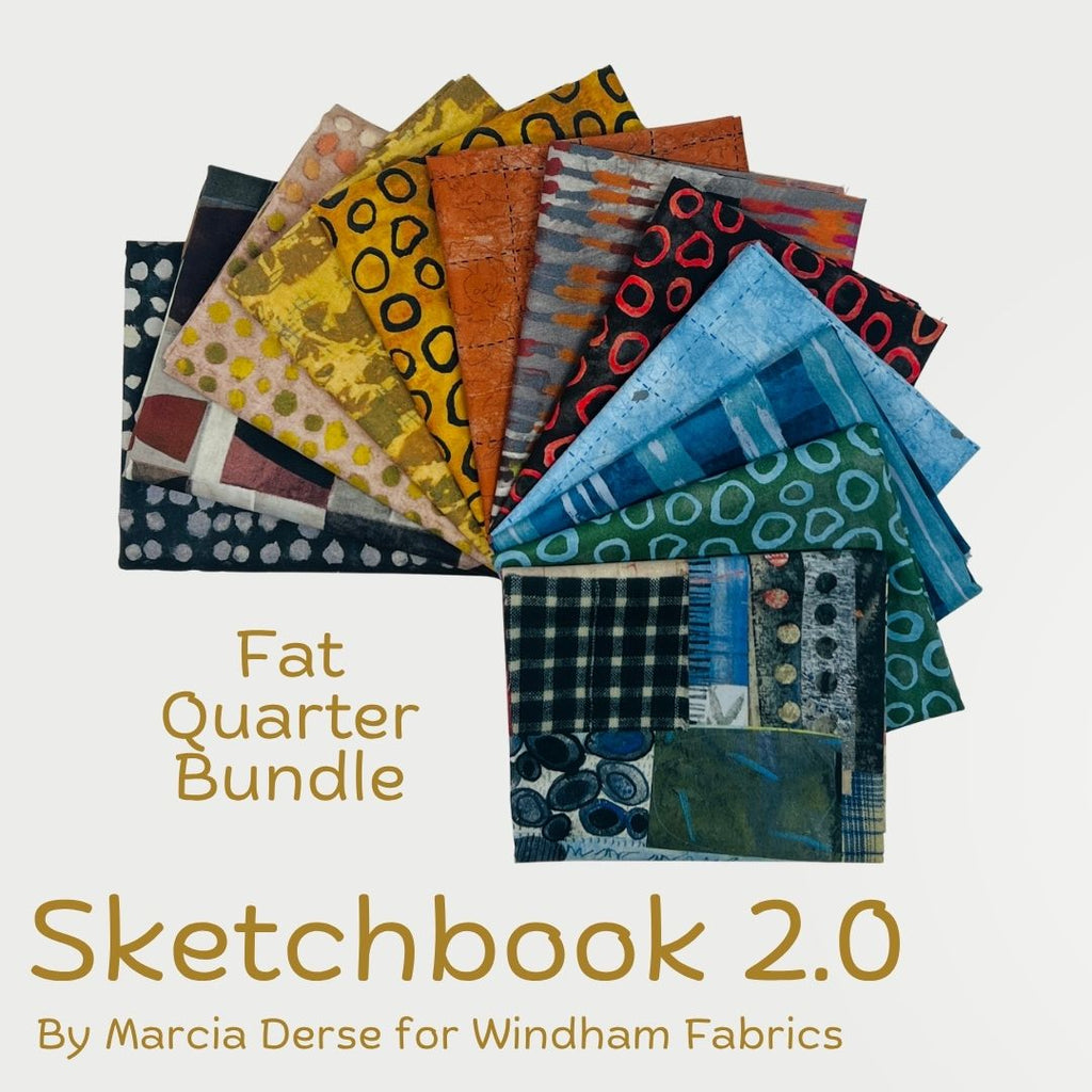 Sketchbook 2.0 Fat Quarter Bundle Fabrics Windham Fabrics