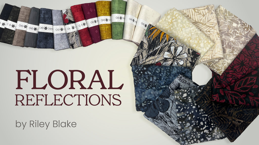 Floral Reflections Half Yard Bundle Fabrics Riley Blake