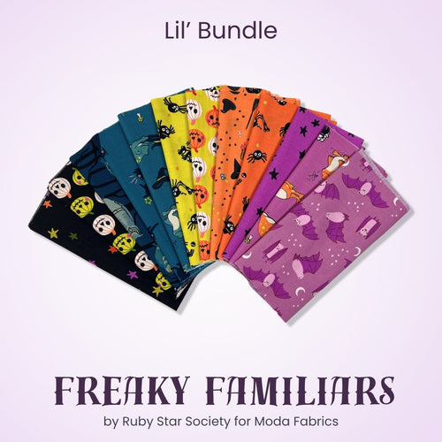 Freaky Familiars Lil' Bundle, quilting fabric by Moda Fabrics