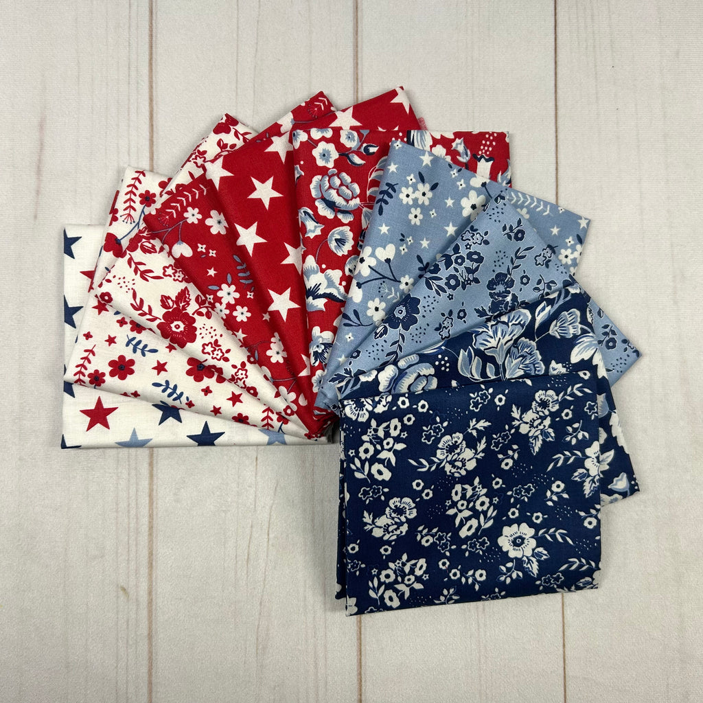 Freedom Garden Fat Quarter Bundle Fabrics Riley Blake