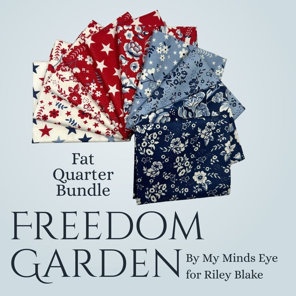 Freedom Garden Fat Quarter Bundle Fabrics Riley Blake