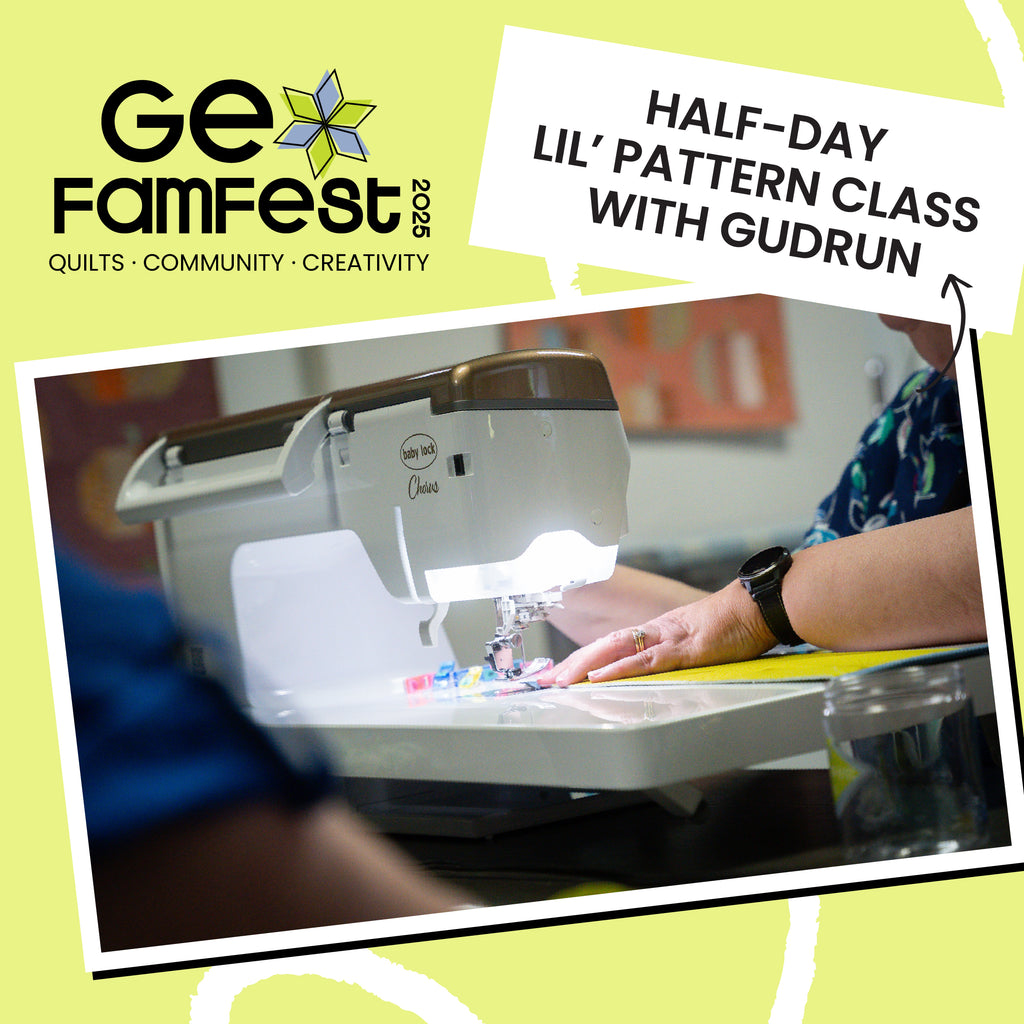 Half-Day In-Person Lil’ Pattern Class with Gudrun on 9/11/25- FamFest 2025 Services GE Designs
