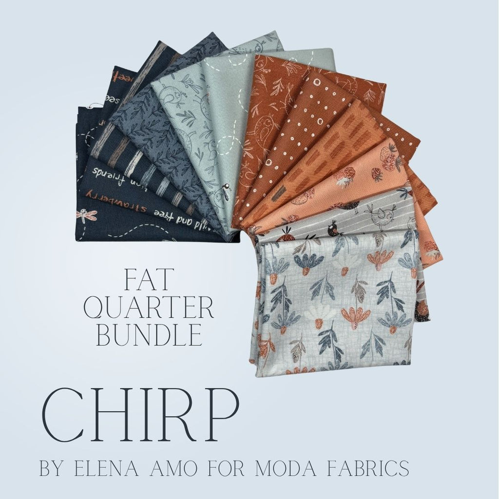 Chirp Fat Quarter Bundle Fabrics Moda Fabrics