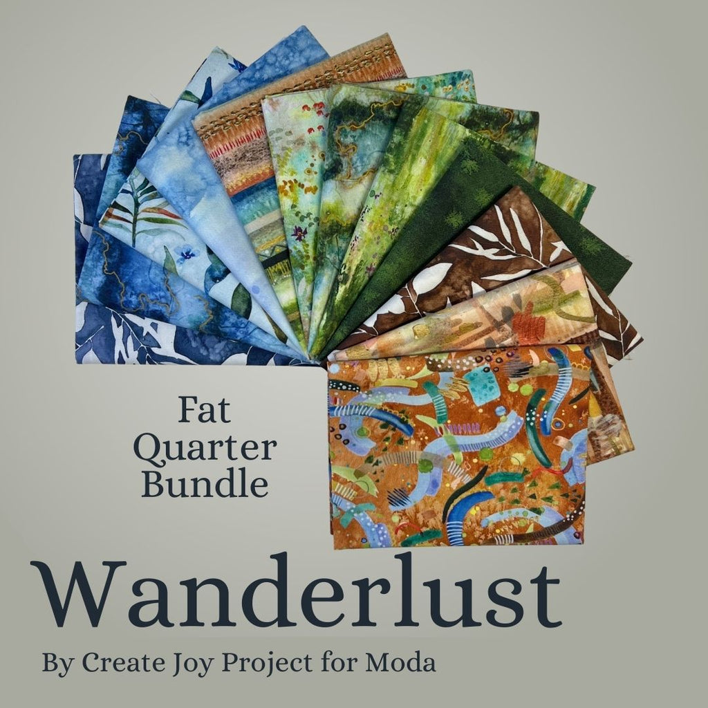 Wanderlust Fat Quarter Bundle Fabrics Moda Fabrics