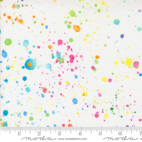Moda Fabrics Gradients Euphoria Splatter Rainbow 108" Wide Backing Fabric - 108024-11 - 1 YARD Fabrics Moda Fabrics