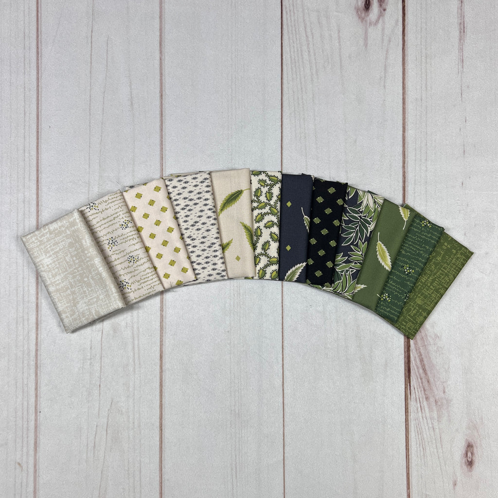 Green Leaves Lil' Bundle Fabrics Andover Fabrics