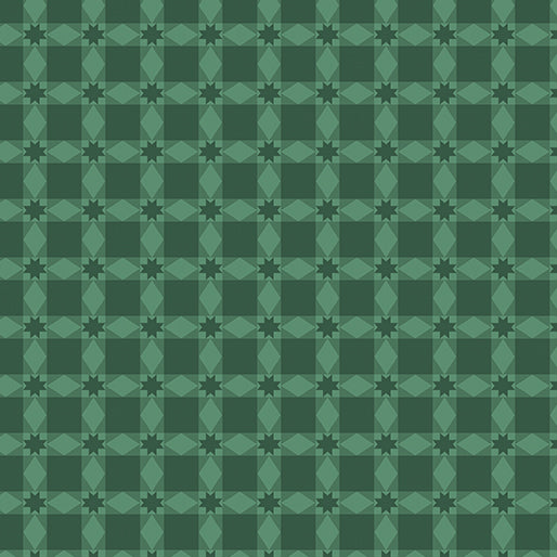 Grid Plaid Dark Green 13252-45 Fabrics Benartex   