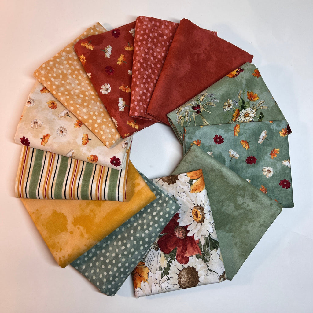 Harvest Blooms Half Yard Bundle Fabrics Wilmington