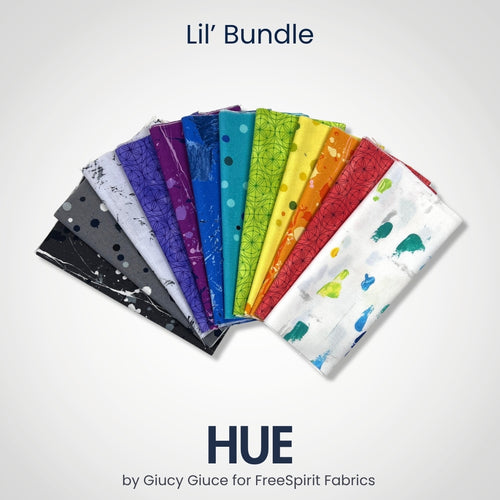 Hue Lil Bundle, quilting fabric by Free Spirit