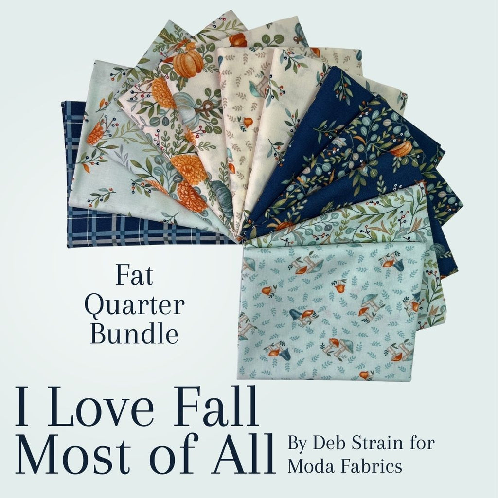 I Love Fall Most of All Fat Quarter Bundle Fabrics Moda Fabrics