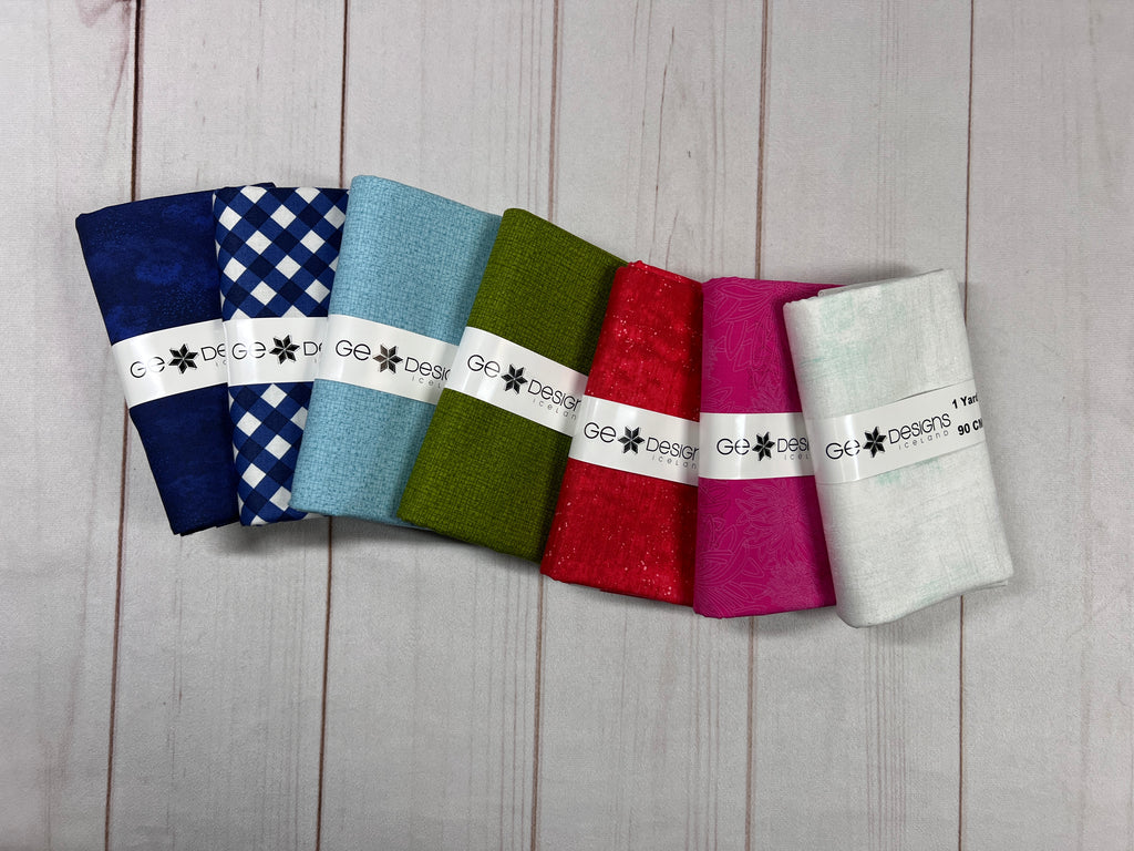 HoliDazzle Half Yard Bundle Fabrics 3 Wishes