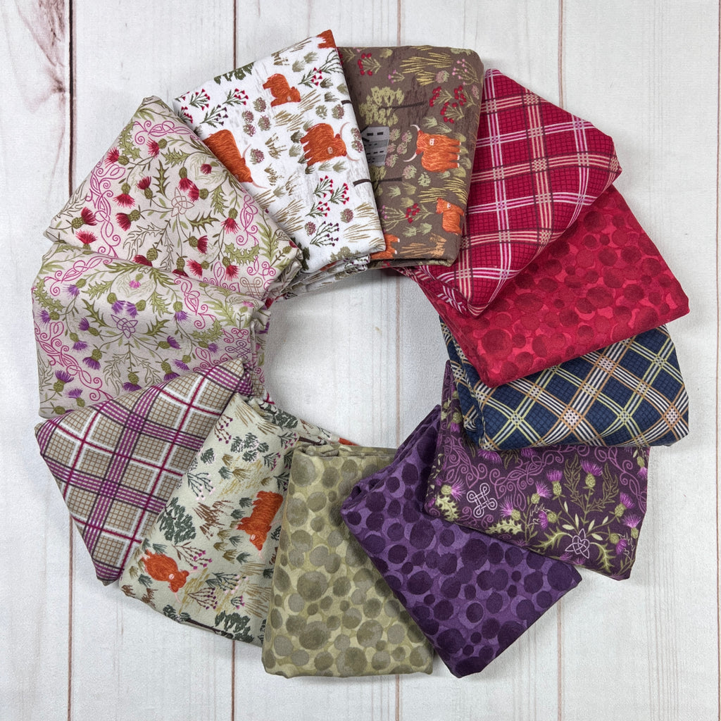 Loch Lewis Flannel Half Yard Bundle Fabrics Lewis & Irene