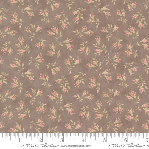 Muse Slate Rosebuds 44396 16 Fabrics Moda Fabrics