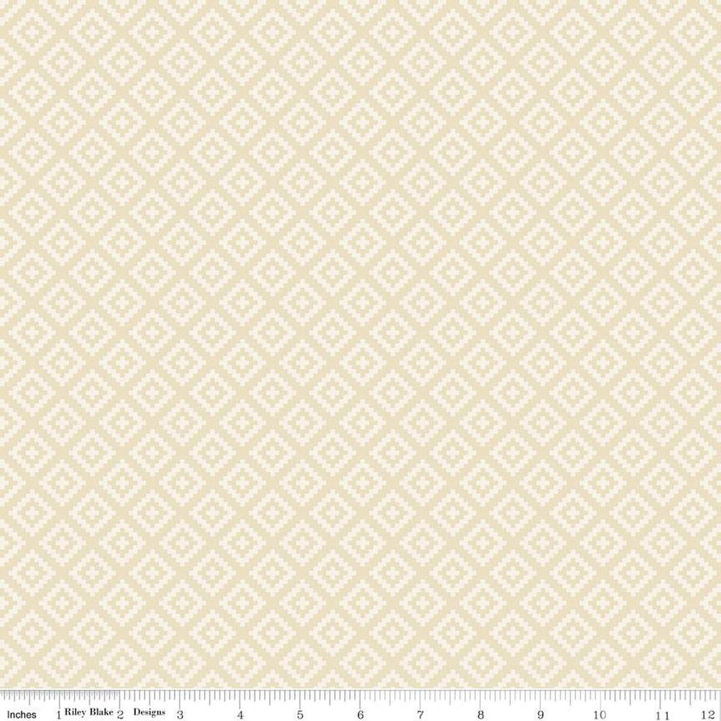 National Parks Diamonds Cream C15099-Cream Fabrics Riley Blake