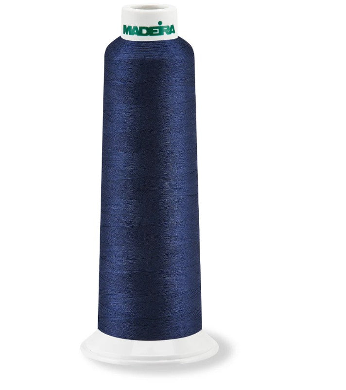 Madeira AeroQuilt 40 - Premium Longarm Quilting Thread, 8965 Navy Thread Madeira