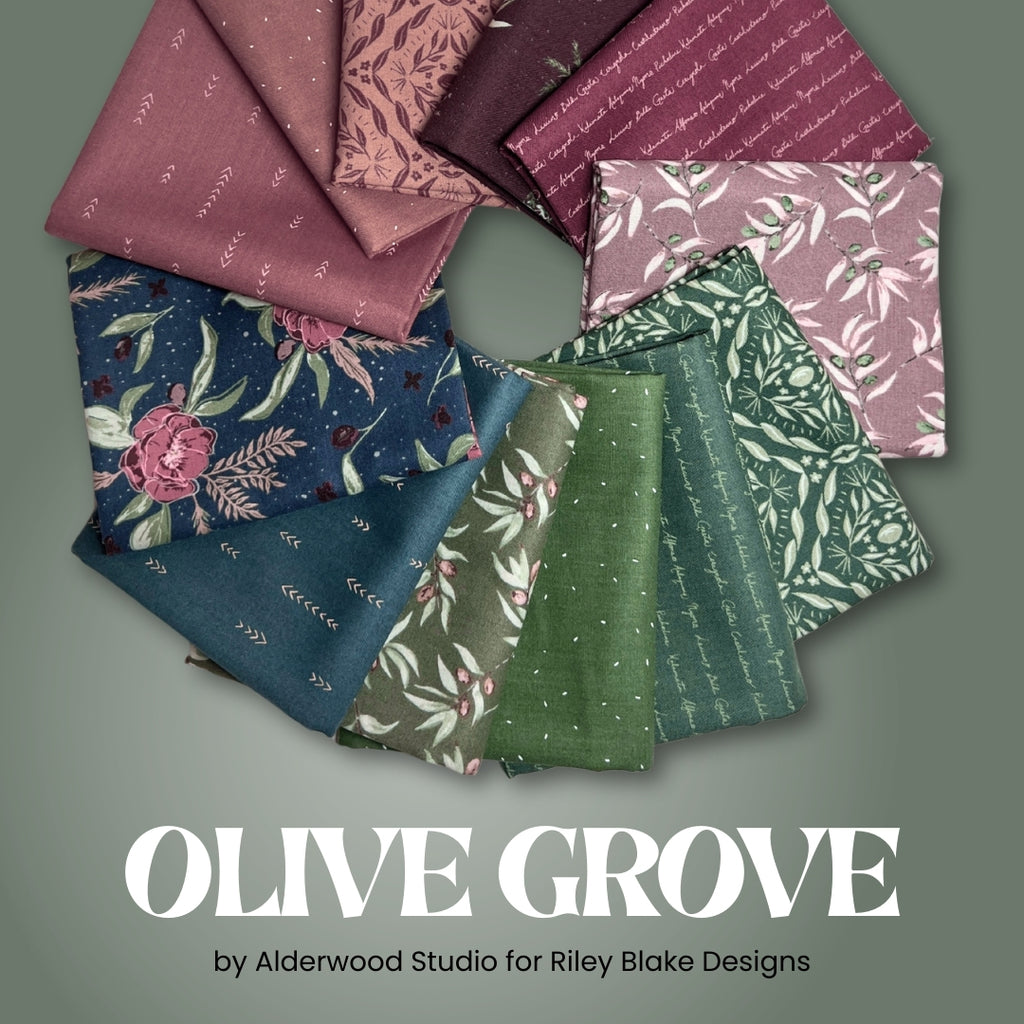 Olive Grove Half Yard Bundle Fabrics Riley Blake