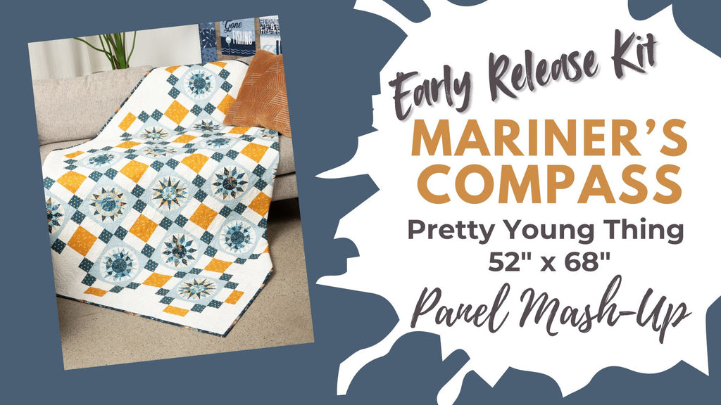 Mariner's Compass Panel Kit- Pre-Order Fabrics GE Designs