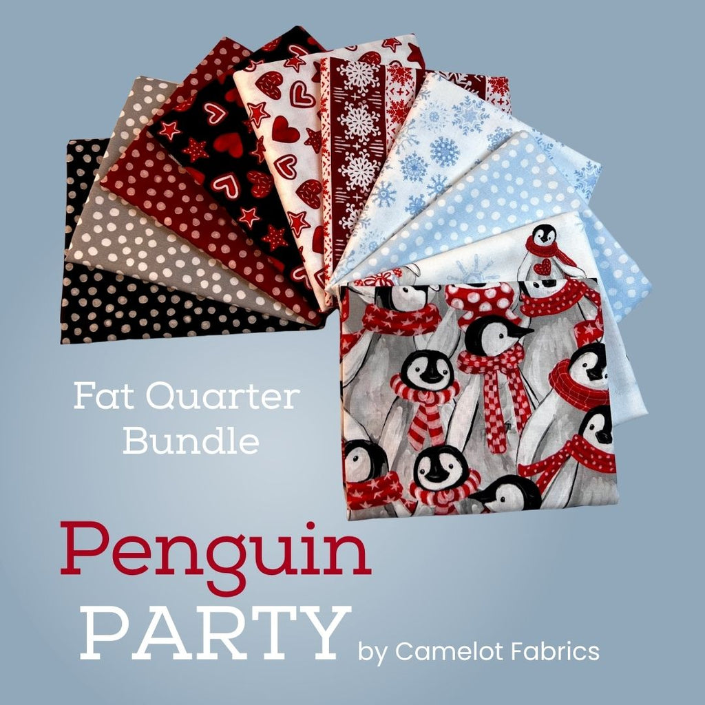 Penguin Party Fat Quarter Bundle Fabrics Camelot