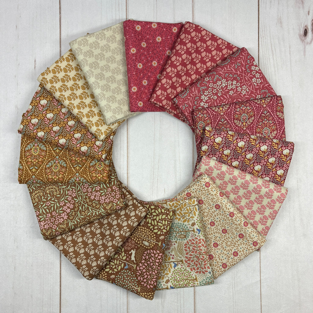 Tilda Sanctuary Warm Half Yard Bundle Fabrics Tilda