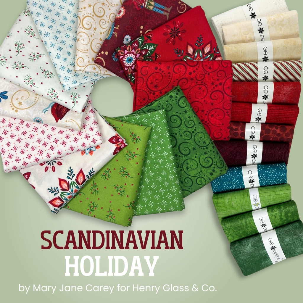 Scandinavian Holiday Half Yard Bundle Fabrics Henry Glass
