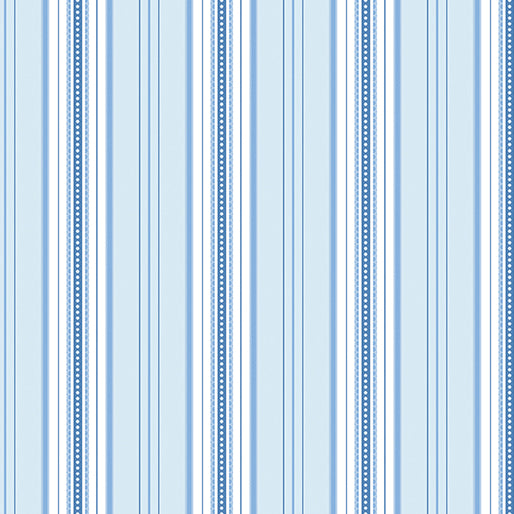 Simone Stripe Blue White 13333-52 Fabrics Benartex   