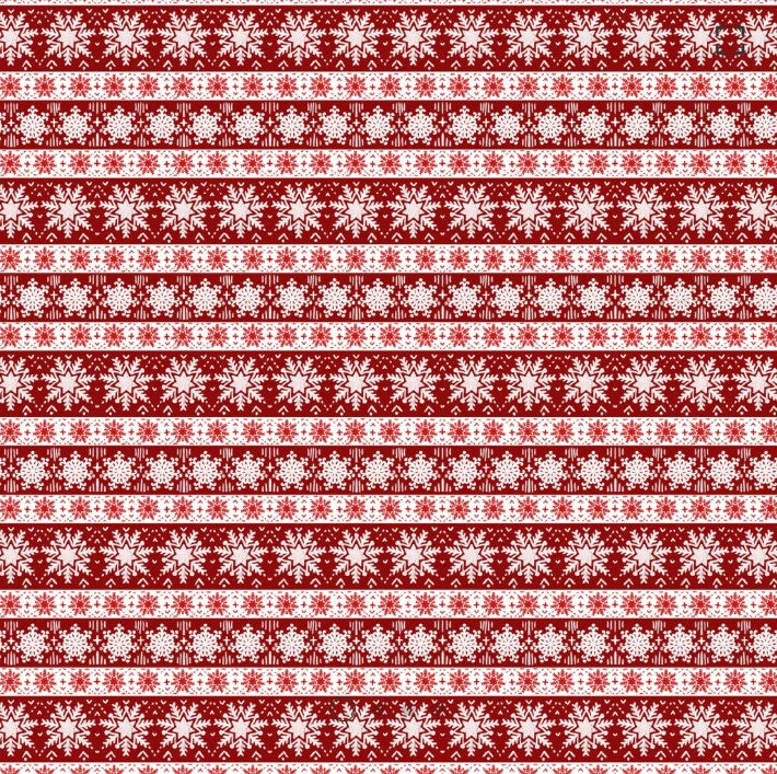Penguin Party Snowflake Stripe 49240405-01 Fabrics Camelot