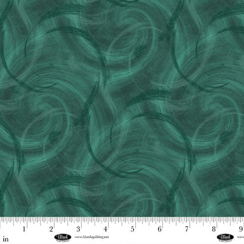 Blank Quilting Spin Flannel Green 108" Wide Backing Fabric - 3995F-66 - 2 YARD Fabrics Blank