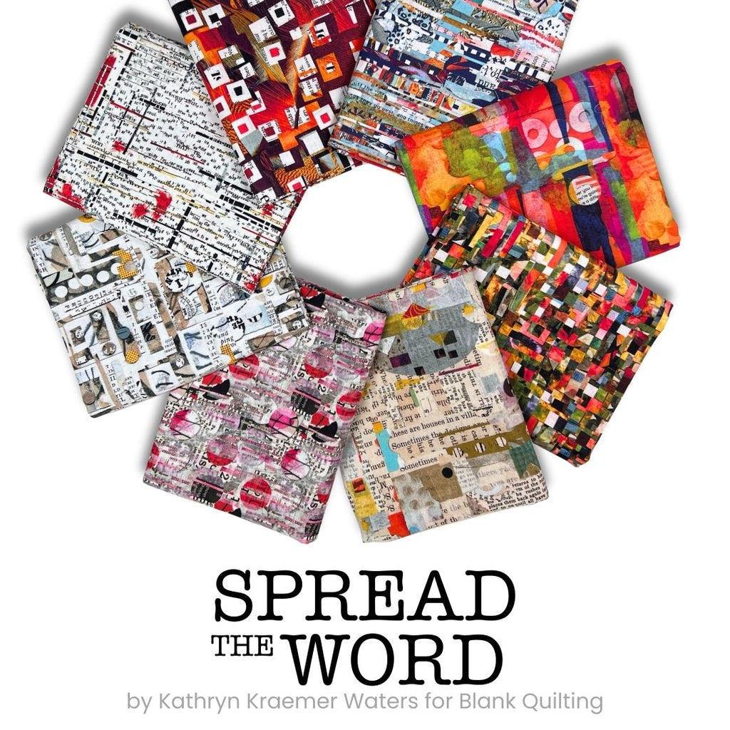 Spread the Word Half Yard Bundle Fabrics Blank