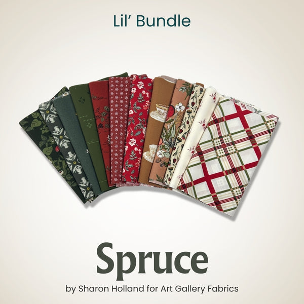 Spruce Lil' Bundle, quilting fabric by Art Gallery