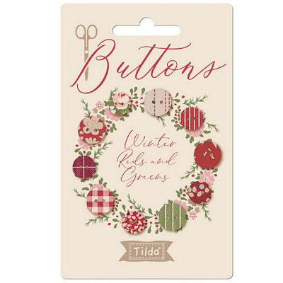 Tilda Creating Memories Winter Buttons Bag Making Tilda