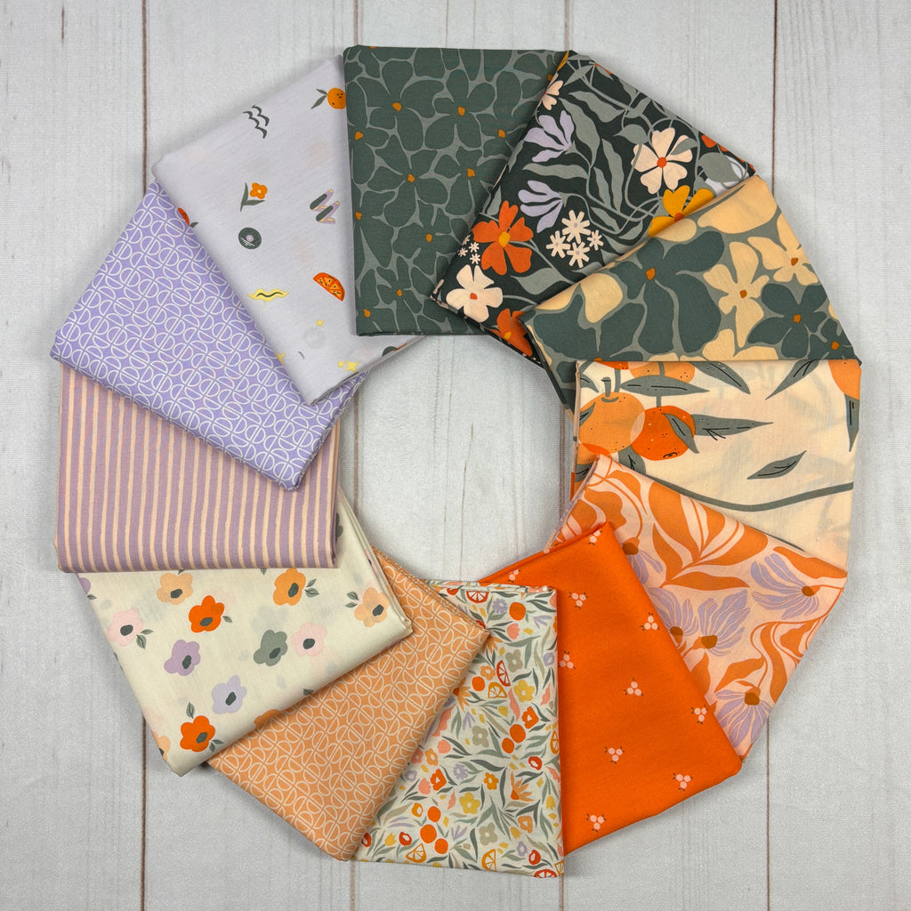 Tangerine Half Yard Bundle Fabrics Art Gallery