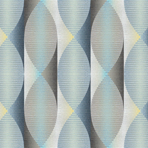 Henry Glass Fabrics Twisted Ribbons Turquoise 108" Wide Backing Fabric - 3340W-76 - 1 YARD Fabrics Henry Glass